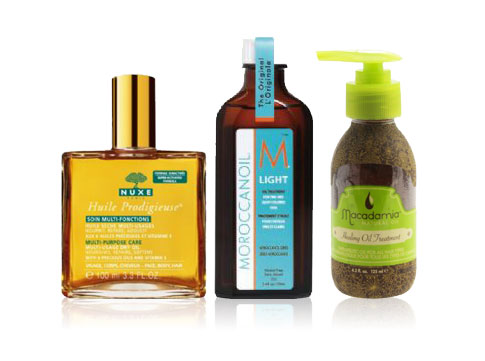Why is hair oil so popular? Nuxe MoroccanOil and Macadamia Oil