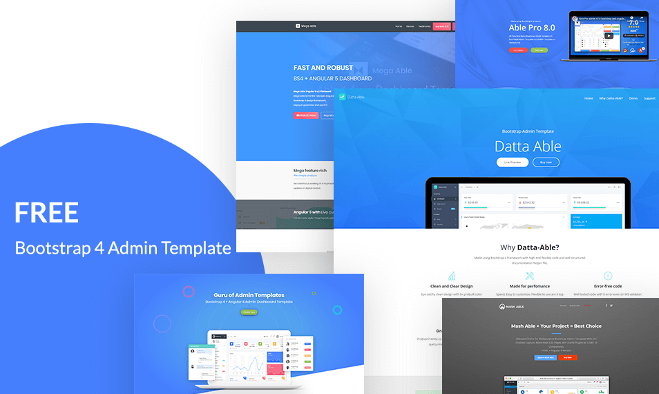 Top 5 Bootstrap 4 Admin Templates For 2021 CodedThemes