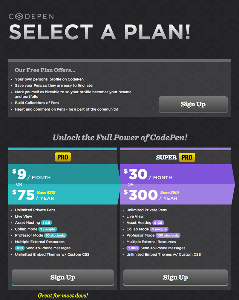 New Design for Login and Signup Pages CodePen Blog