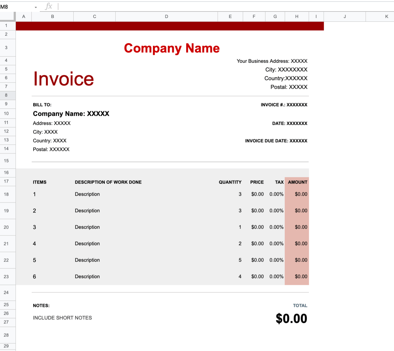 invoice template google docs ready to use couplerio blog