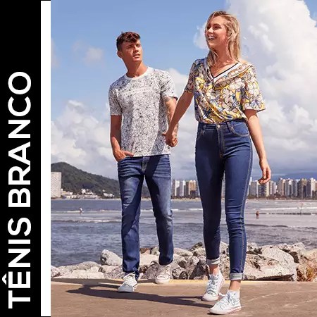 tenis para calça jeans