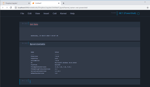 Getting started with Local PowerShell Jupyter Notebook ...