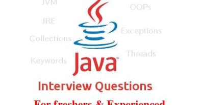 Java interview questions and answers for freshers| pdf