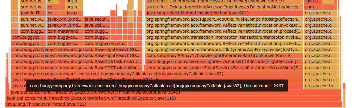 Hovering mouse generates tool tip indicating line of code that is executed