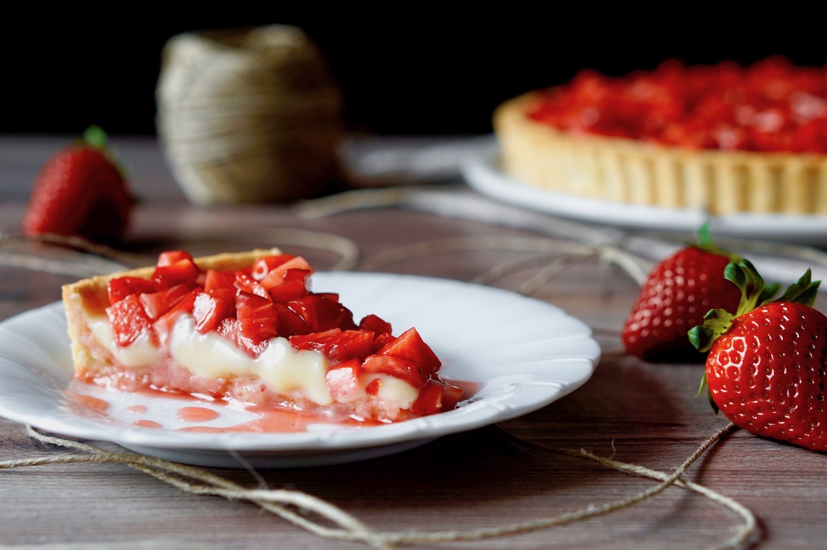 Crostata Al Cioccolato Bianco E Fragole Dolci Ricette Di Pietro