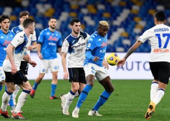Coppa Italia: semifinale di ritorno tra Atalanta e Napoli, dopo lo 0-0 dell’andata, qualificazione ancora aperta.