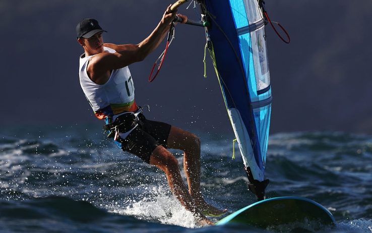 Windsurf olimpico RS:X, argento per Mattia Camboni.
