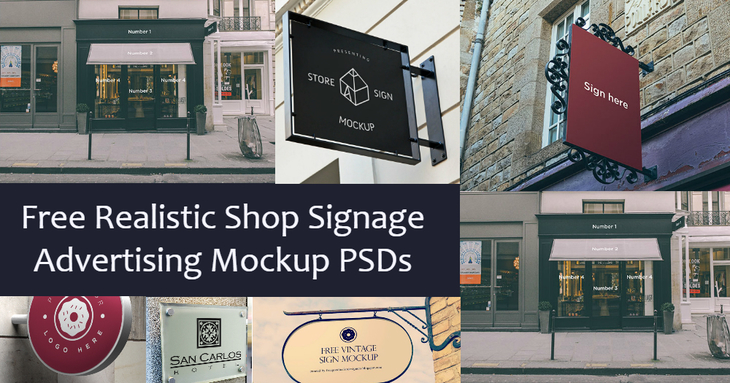 Now, make your choice and choose the most suitable free facade or storefront mockup. 10 Free Realistic Shop Signage Advertising Mockup Psds Graphberry Blog