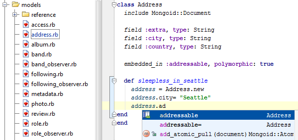 Next Rubymine Nire Eap Rails Engines And Mongoid Support The Rubymine Blog
