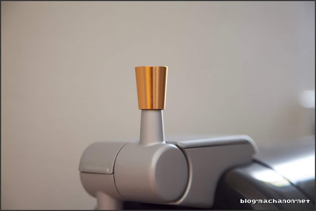 The custom tap handle locking collar screwed onto the sawed off end of the M10 x 1.5 x 30 bolt.