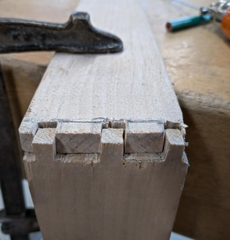 First wooden finger joint What I've learned & What it looks like Jan