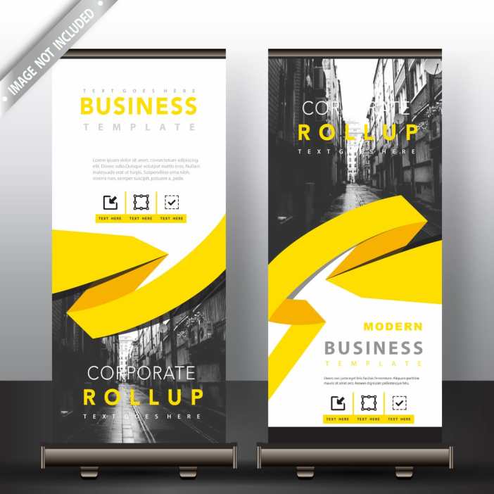 Contoh Roll Up Banner