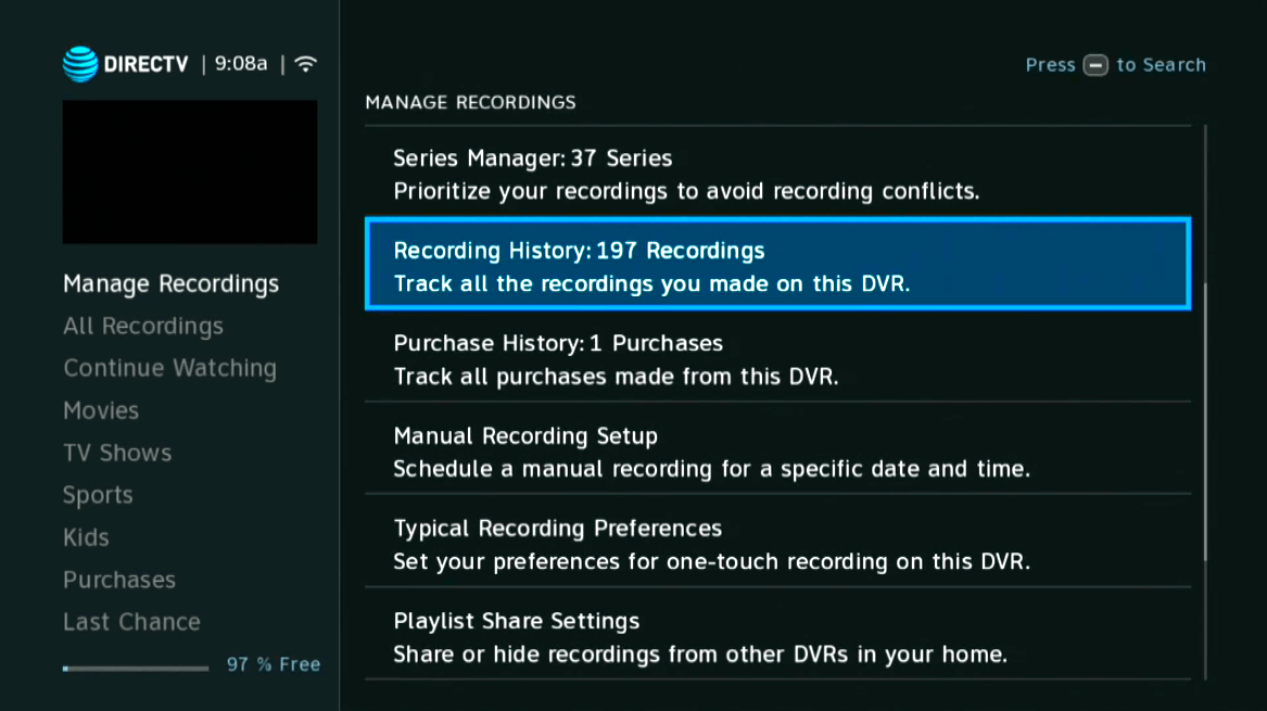Except, when you bought them, you didn't think you'd need the user manuals after initially setting them up. Missed Recordings On Your Directv Dvr Here S What You Can Do The Solid Signal Blog