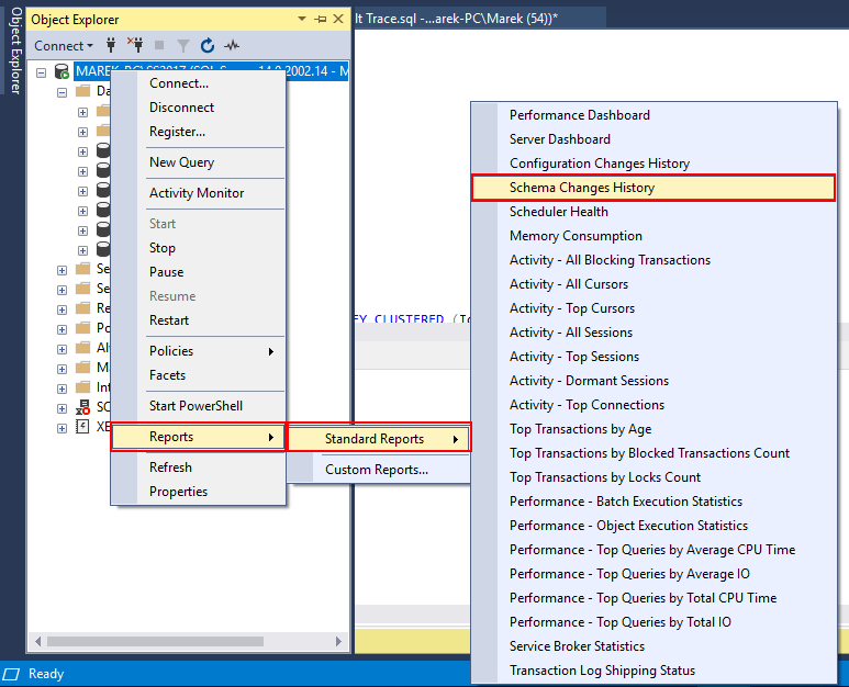 5 ways to track Database Schema changes - Part 1 - Default Trace ...