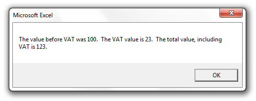 msgbox with results of calculation