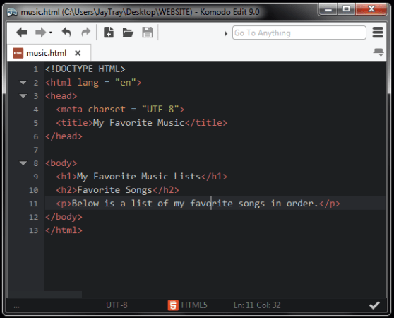 HTML Basics of Lists - The JayTray Blog