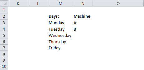 image showing set up for data validation lists