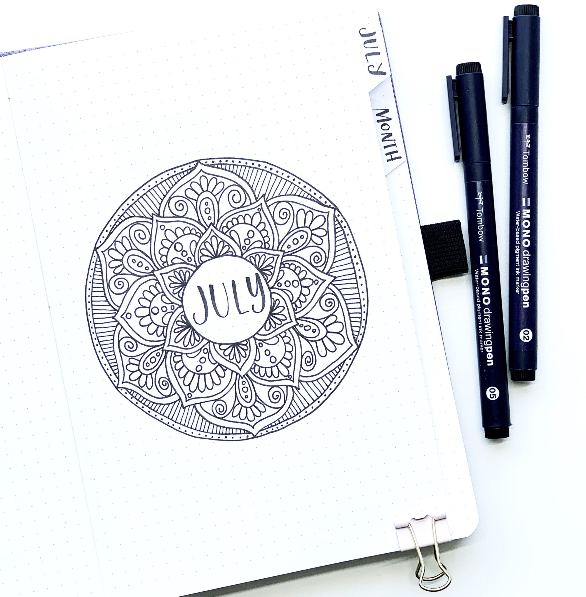 Mandala Drawing For Beginners Tombow Usa Blog