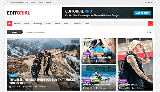 Themeforest features all kinds of themes and templates: 40 Best Free Wordpress Themes For 2021
