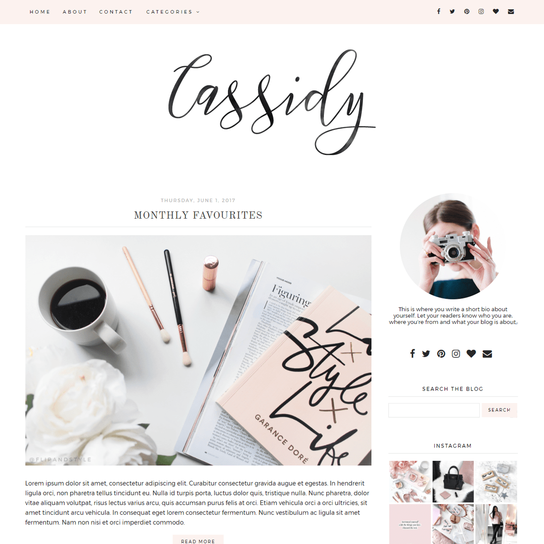 How do you even embed a wordpress blog into a website? Cassidy Blogger Theme ⋆ Blog Pixie