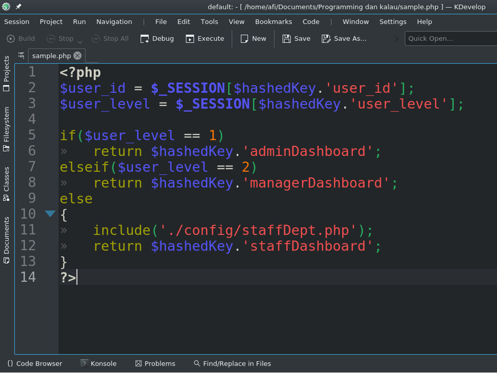 Programming dan kalau