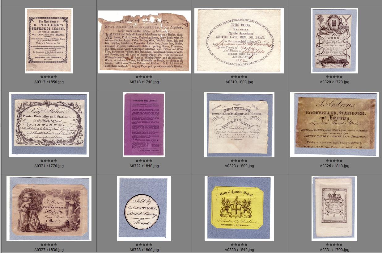 A Rhapsody of early British Ephemera 361 General items