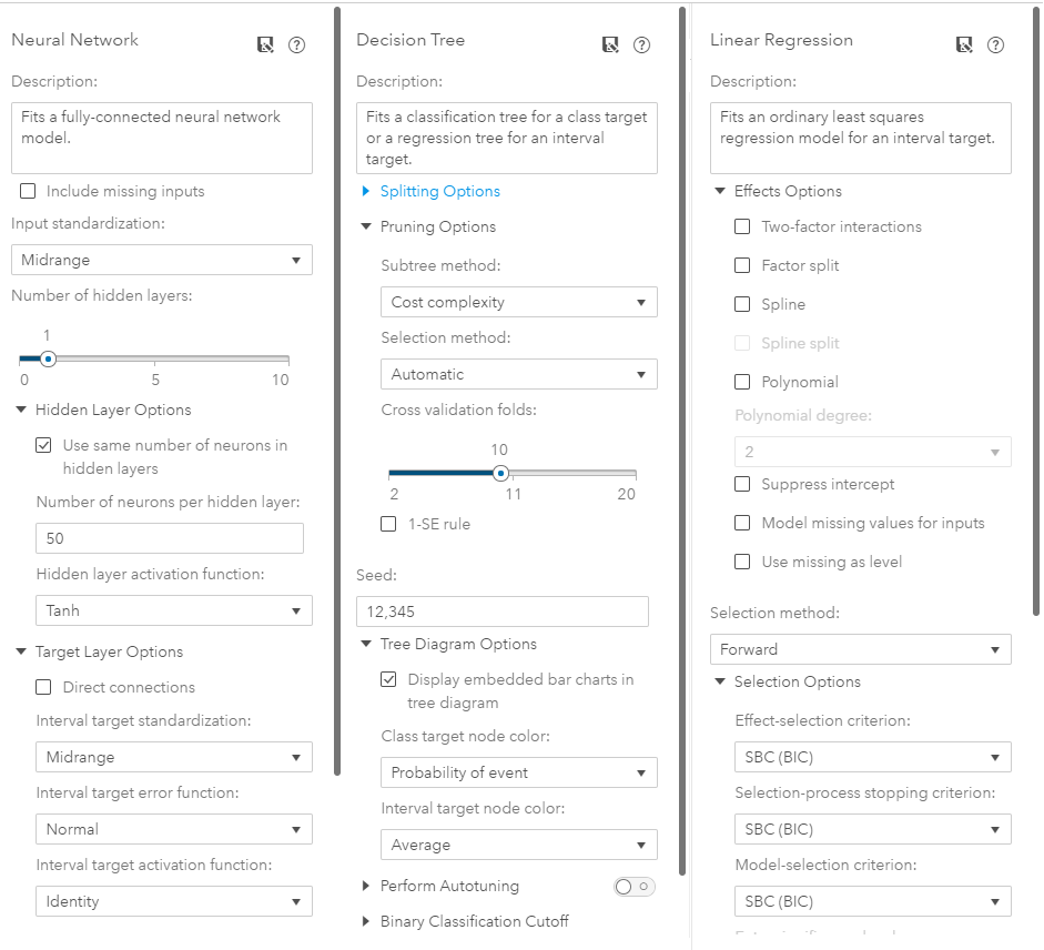 sas machine learning example