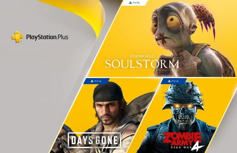 'Oddworld: Soulstorm', 'Days Gone' And 'Zombie Army 4: Dead War' Coming to PS+ in April
