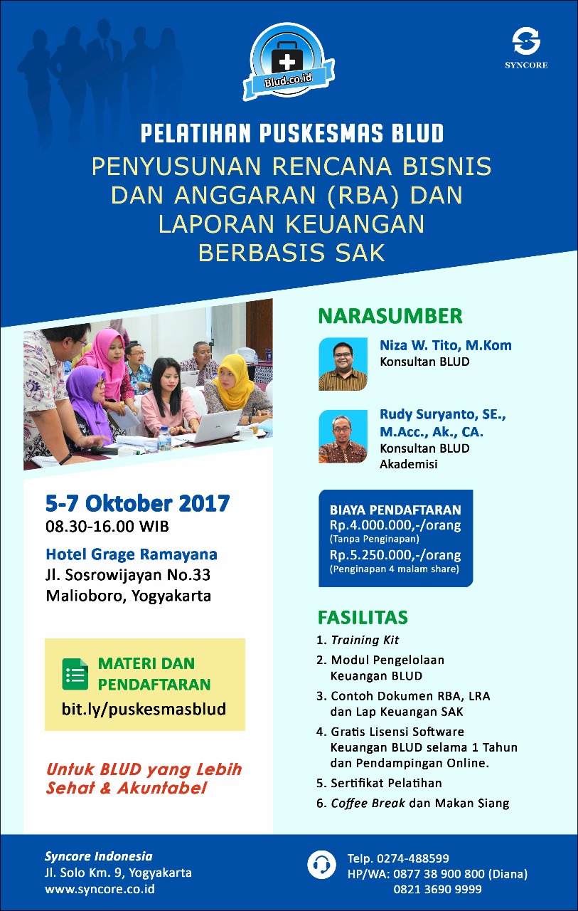 Penyusunan RBA dan Laporan Keuangan Berbasis SAK - BLUD.co.id