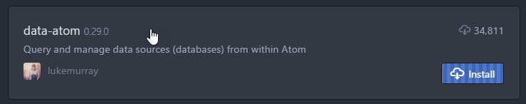 Atom How To Run Mysql Queries In Atom Using A Package Called Data Atom Chris Nielsen Code Walk