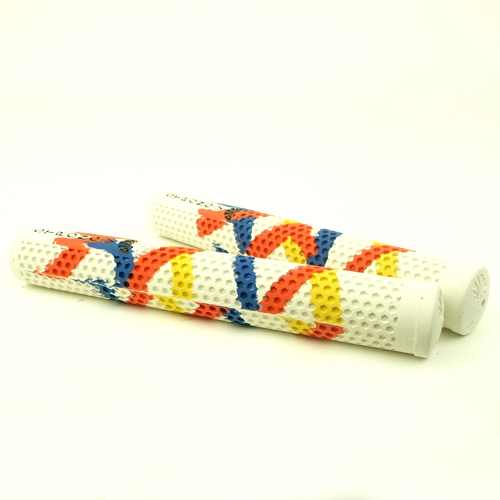 Keirin Grips : BLUE LUG / *STRONG-V*keirin grip (mix white)