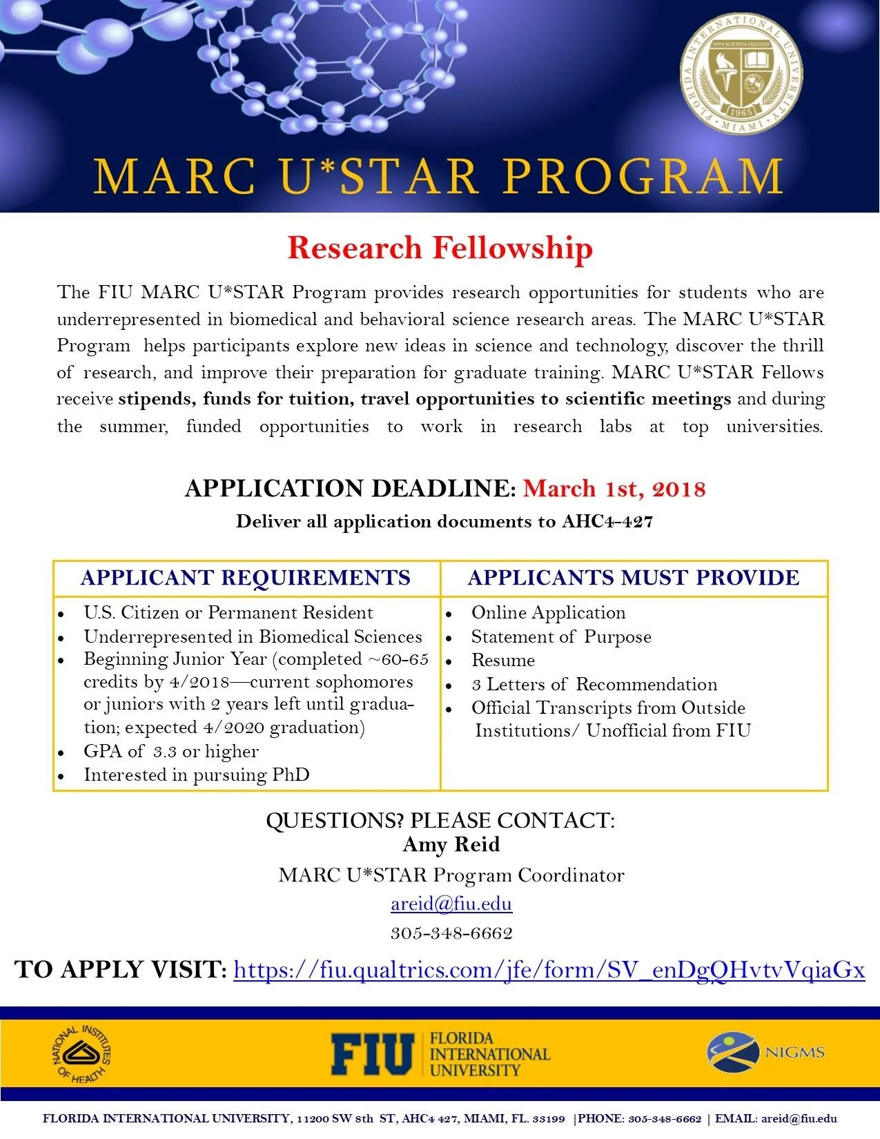 Ability to communicate orally and in writing. Internship Opportunities Florida International University Department Of Biomedical Engineering