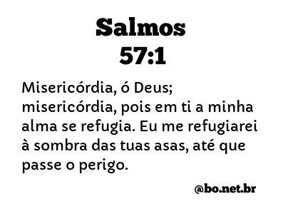 Salmos 57 1 Nvi Nova Versao Internacional Biblia Online