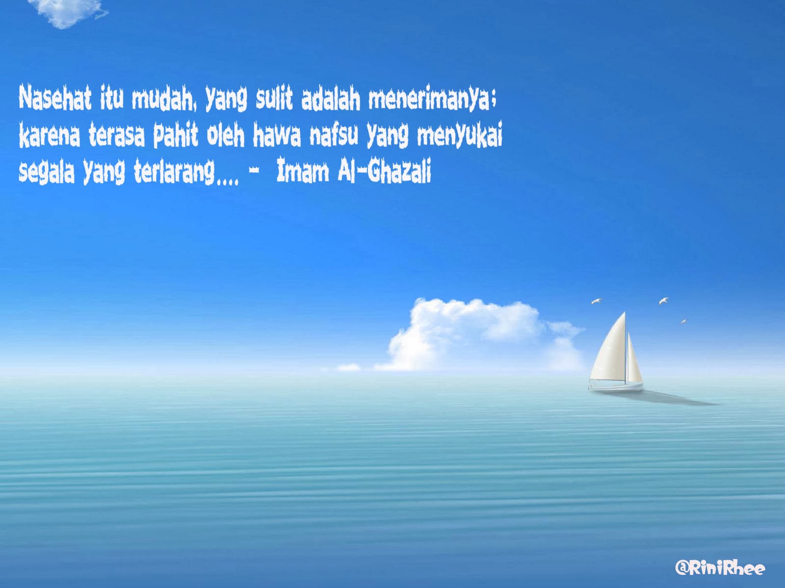 Baik melalui media sosial atau secara . Menasehati Diri Sendiri