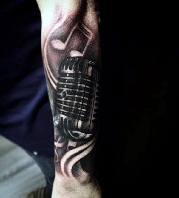 115 Creative Musical Note Tattoo Designs - Body Art Guru 666_x_600_jpg