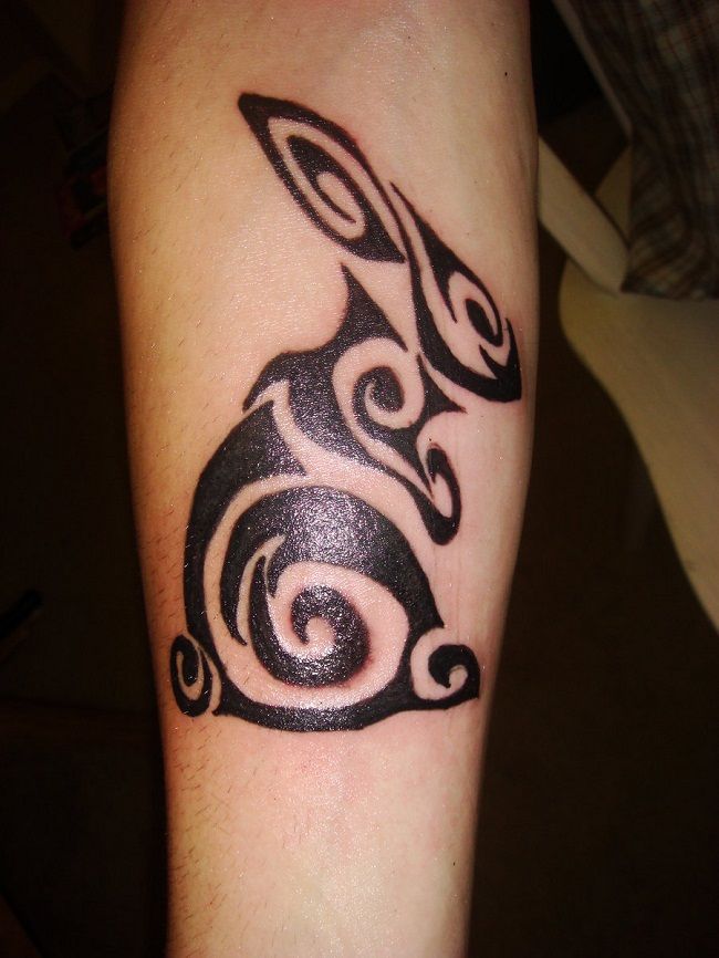 45+ Amazing Rabbit Tattoos With Meaning - Body Art Guru 866_x_650_jpg