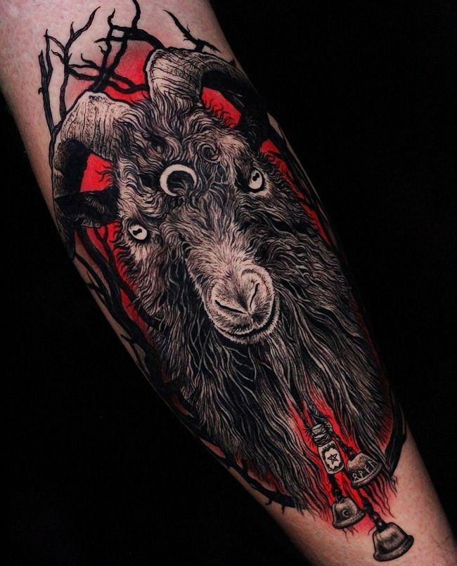 50+ Amazing Goat Tattoos With Meaning - Body Art Guru 806_x_650_jpg