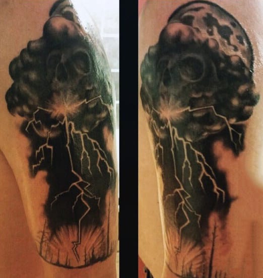 64 Lightning Tattoo Ideas With Meanings - Body Art Guru 552_x_522_jpg