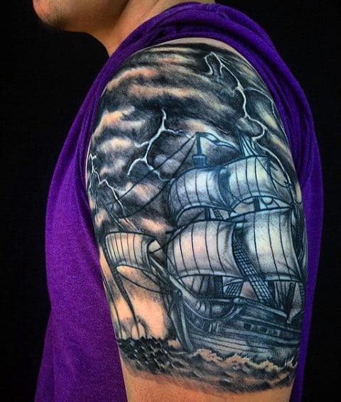 64 Lightning Tattoo Ideas With Meanings - Body Art Guru 566_x_480_jpg