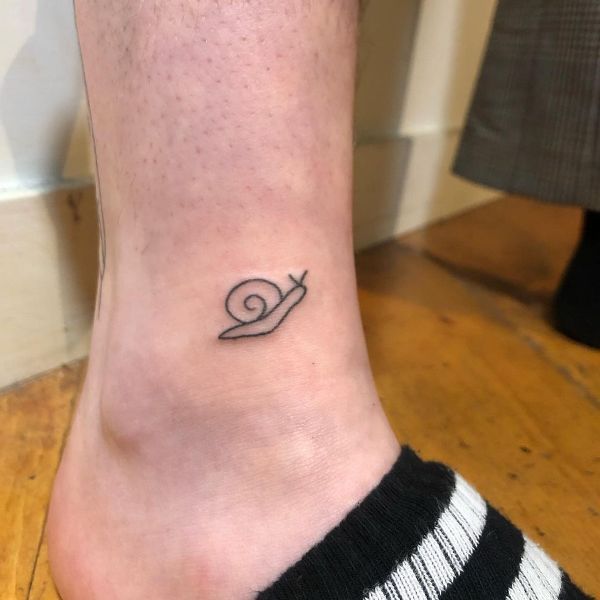 50+ Snail Tattoos With Meanings - Body Art Guru 600_x_600_jpg