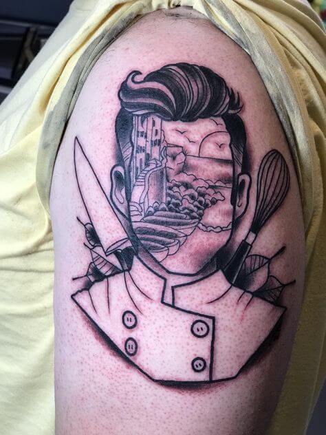 120 Creative Chef Tattoo Designs With Meanings And Ideas - Body Art Guru 632_x_474_jpg