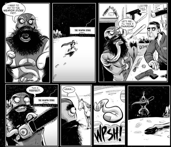 Axe Cop insane comic collaboration between 5 year old and his 29 year