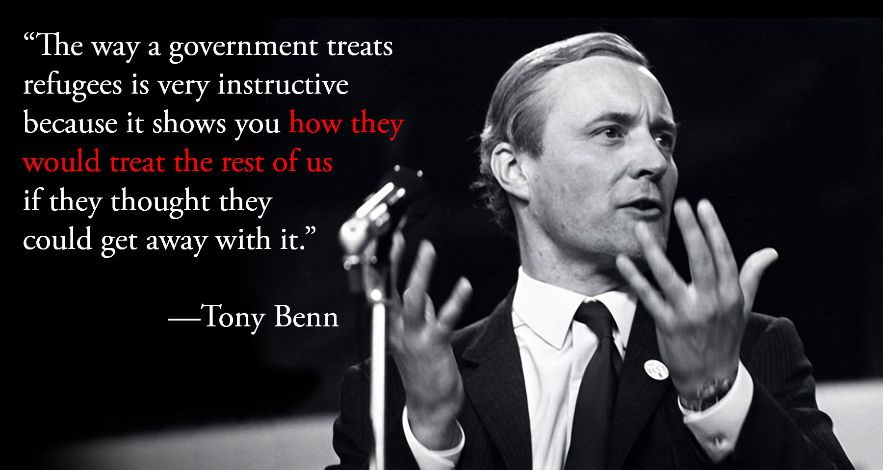 Download Tony Benn Quotes Government PNG