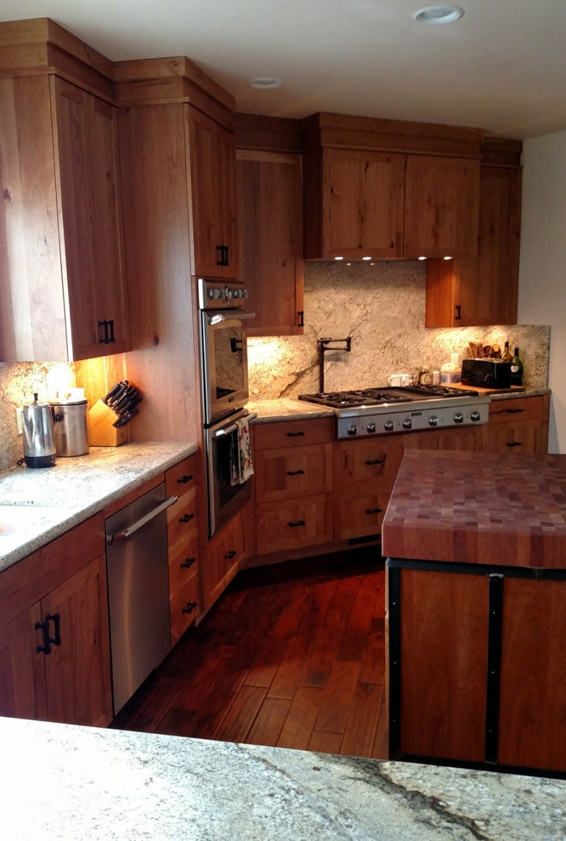 Kitchen cabinets are probably your single biggest investment when renovating your kitchen. Eagle Kitchen - Custom Rustic Cherry Cabinets