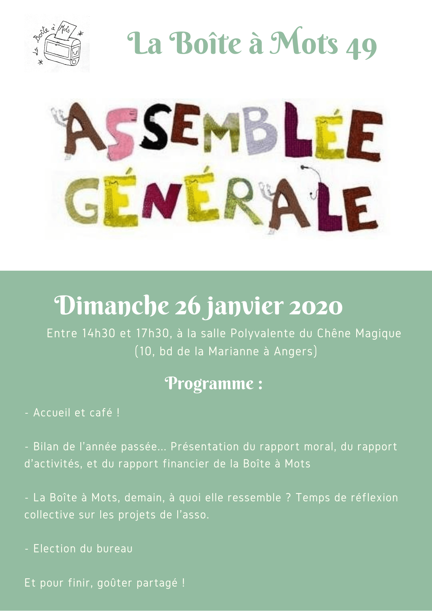 C'est avec ce message qu'elle se rendra en mars en suisse,. Assemblee Generale De La Boite A Mots Retour Sur 2018 2019 La Boite A Mots 49
