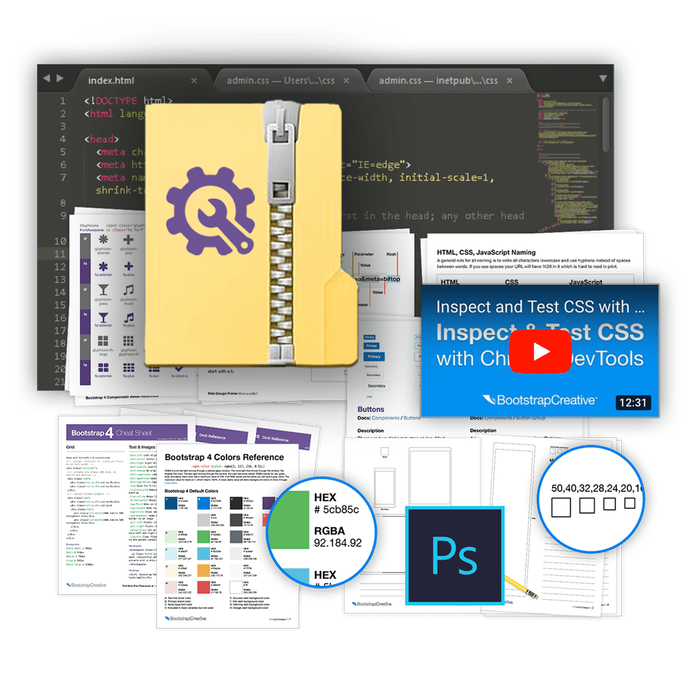 Bootstrap 4 Starter Templates Download Code Files Bootstrap Creative