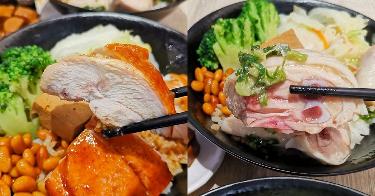 了凡油雞燒臘。米其林油雞飯太銷魂｜新加坡米其林一星在台南