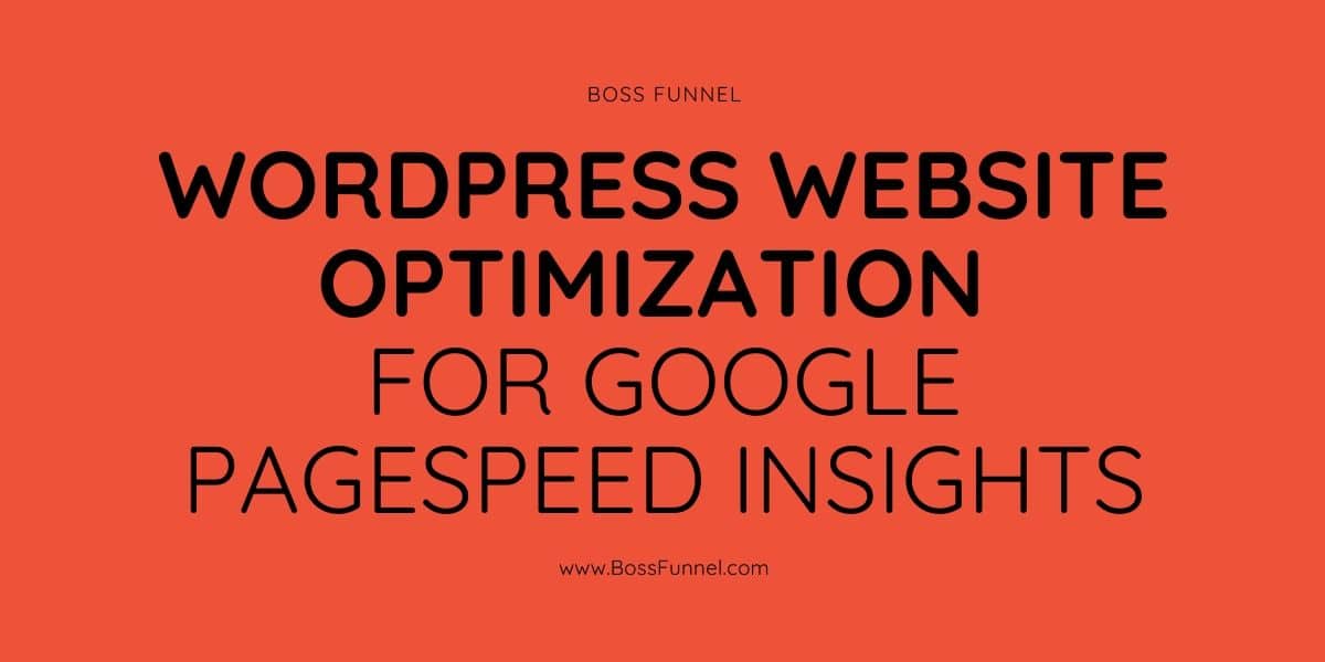 It will scan your media library on wordpress and detect images that it can compress: Wordpress Website Optimization For Google Pagespeed Insights Boss Funnel