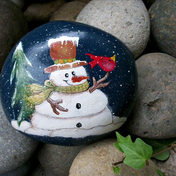 какими красками рисовать на камнях