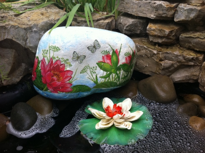 какими красками рисовать на камнях